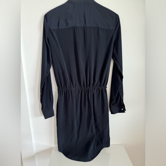 Michael Kors Navy Blue Shirt Dress Size S - Picture 3 of 7